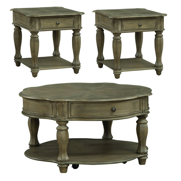 Birch Lane Cocktail Table W/ Two End Tables Set & Reviews Wayfair Canada